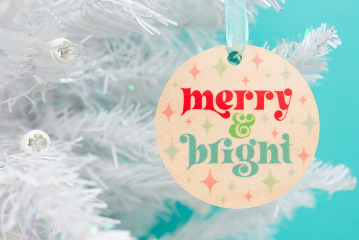 How to Sublimate on Ceramic & Glass Christmas Ornaments