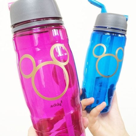 Personalized water bottles with Disney character on them