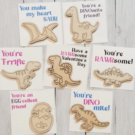 Laser dinosaur pocket pal Valentine's