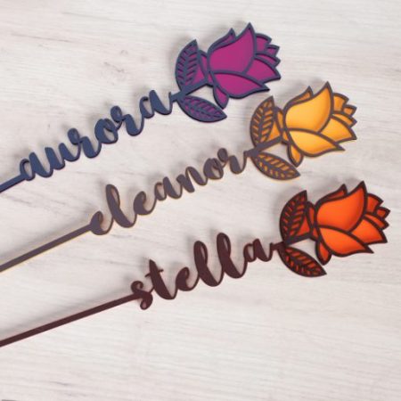 Laser Cut Roses from Vector Port
