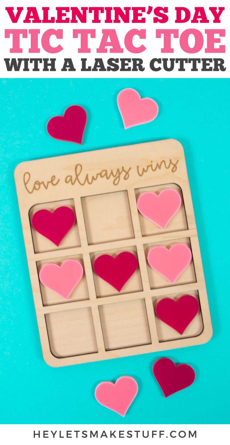 Valentine's Day Tic Tac Toe pin image