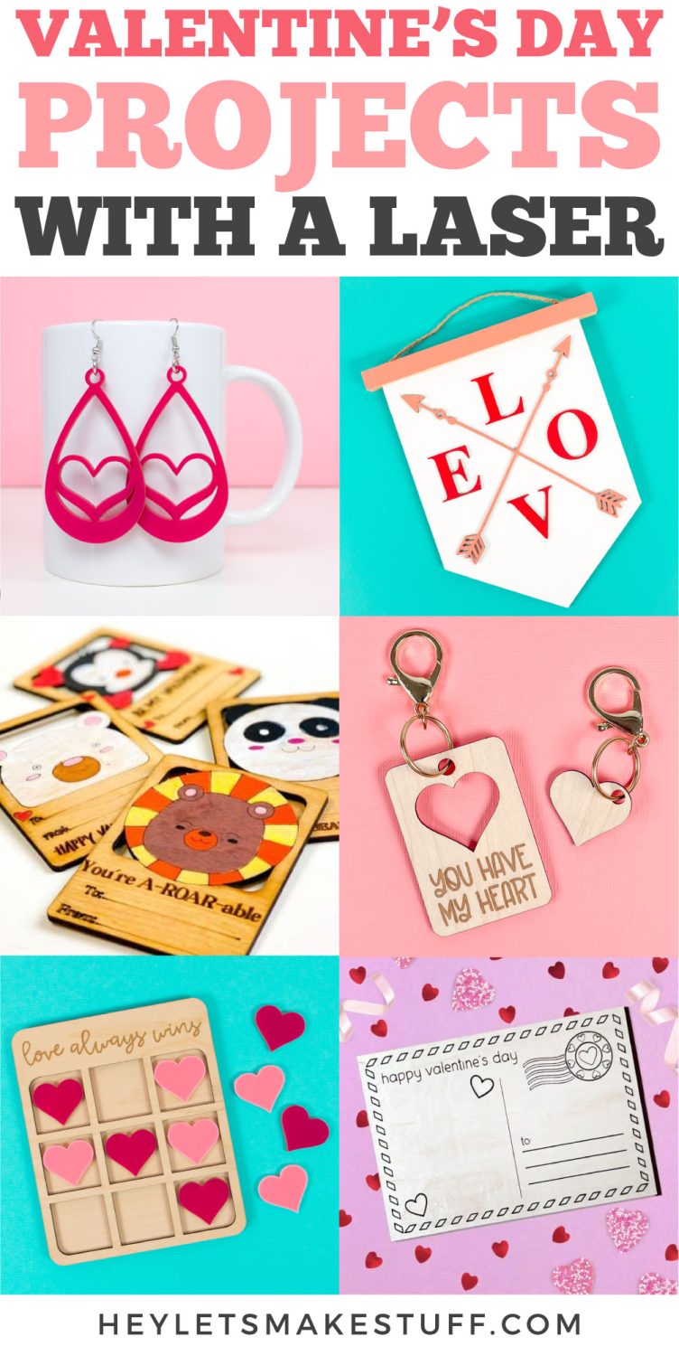 Valentine's Day Projects to Make with a Laser pin image