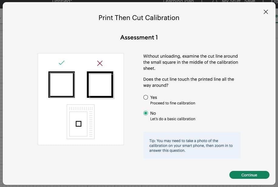 Cricut Design Space: Print then Cut Assessment 1