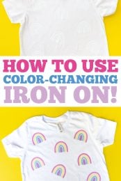 How to Use Color Changing Iron On Pin Image