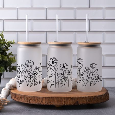 Wildflower mug designs