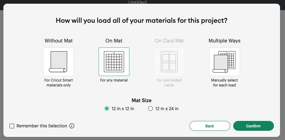 Design Space: Load Mat Pop-up