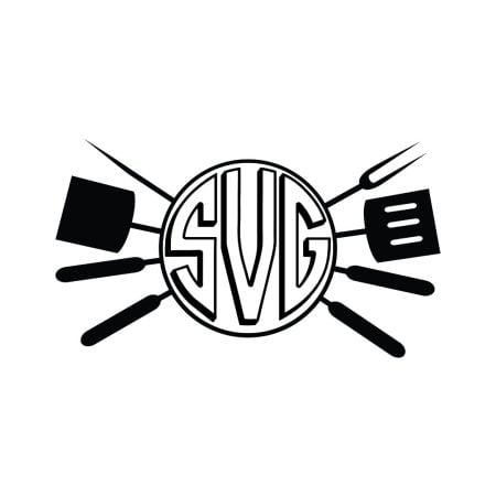 grill monogram SVG