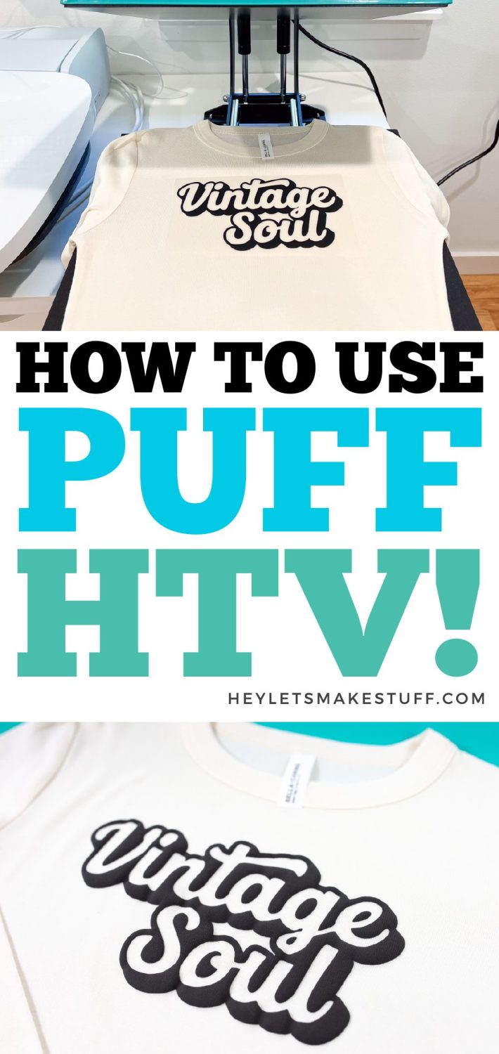 HOW TO USE PUFF VINYL Shirts Mad in Crafts