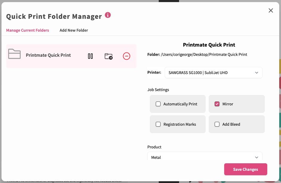 PrintMate Software: Quick Print Folder Manager
