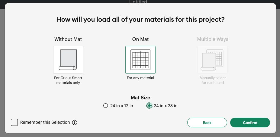 Loading Your Mat