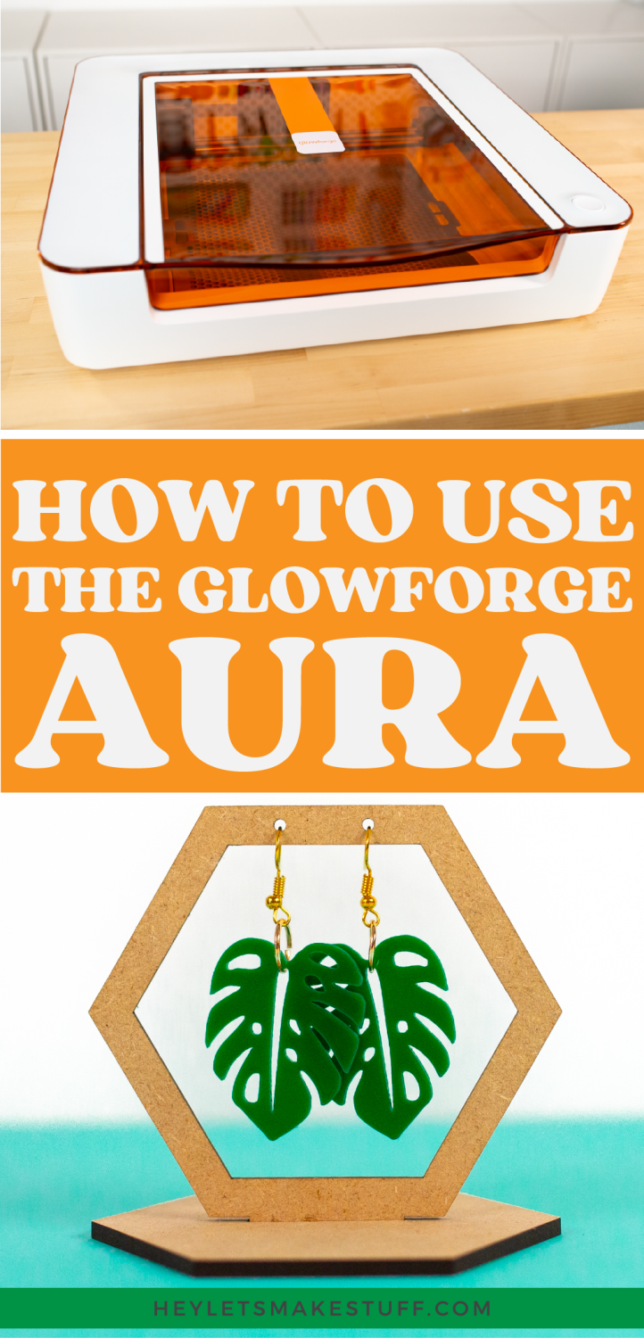 Transforming my craft room wall with the new Glowforge Aura. It's