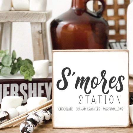 s'mores station