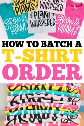 How to Batch a T-Shirt Order pin image