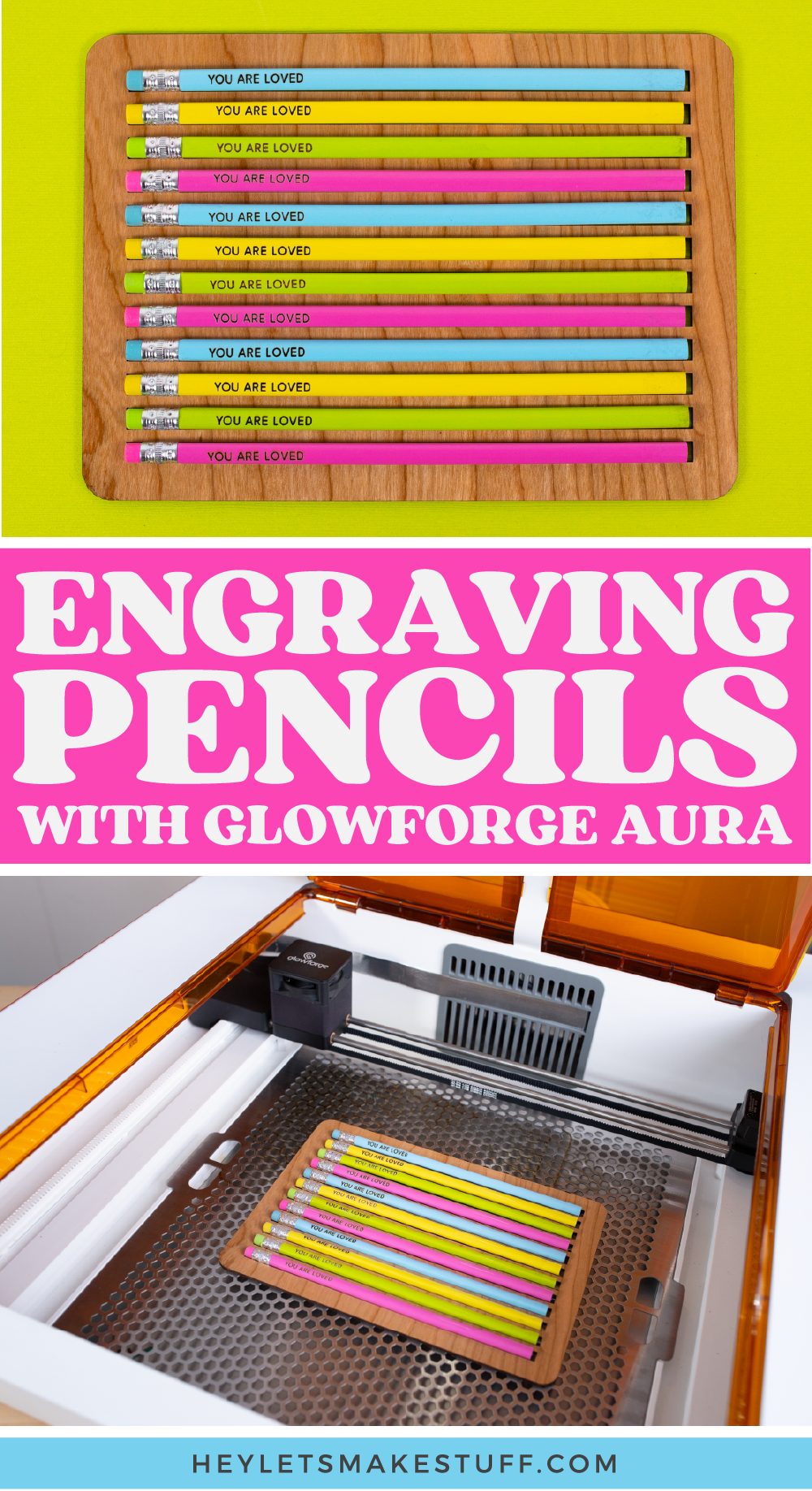 How to Engrave Pencils with Aura Hey, Let's Make Stuff
