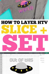 How to Layer HTV with Slice and Set pin image
