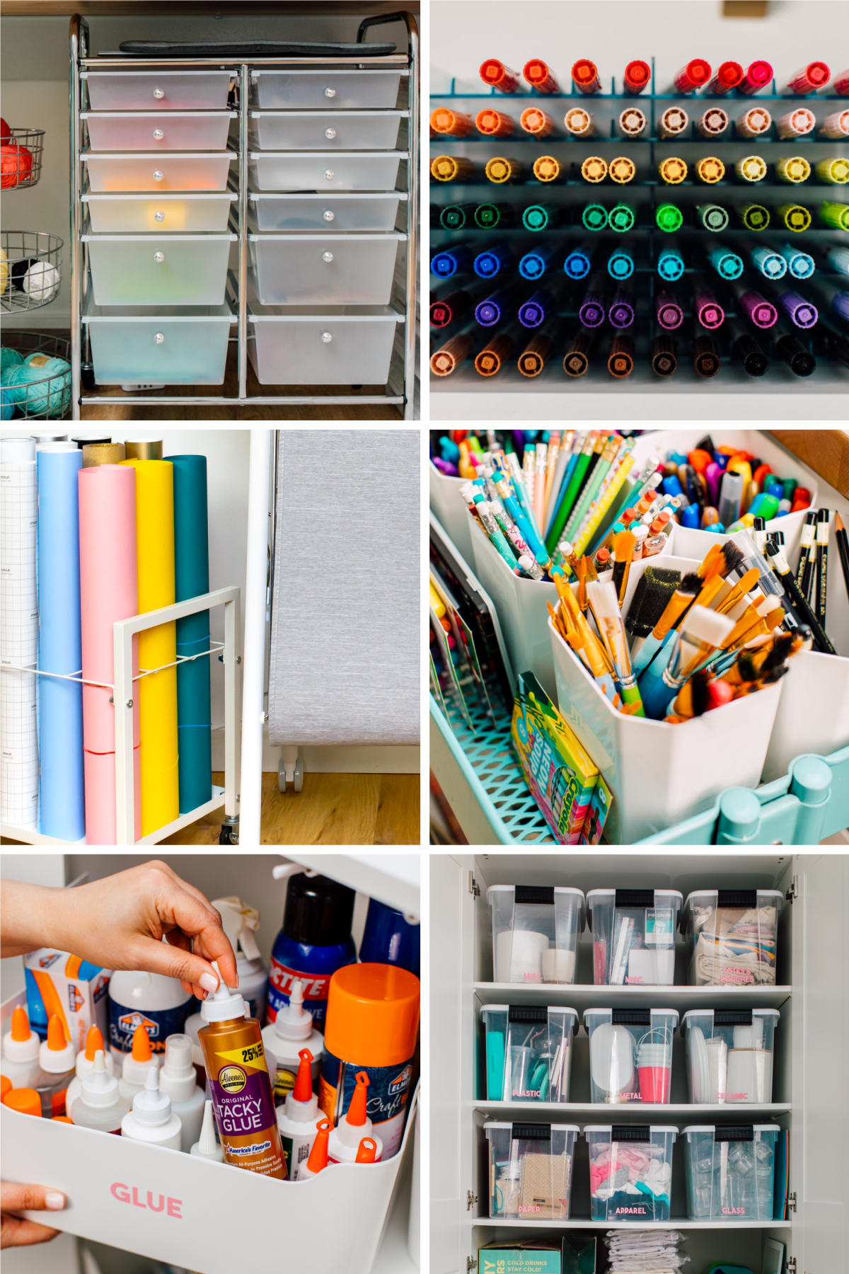 10 Must-Have  Craft Room Organization Ideas - Hey, Let's Make Stuff