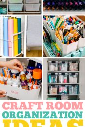 amazon craft room organization ideas pin image