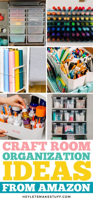 10 Must-Have Amazon Craft Room Organization Ideas - Hey, Let's Make Stuff