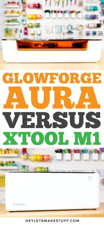 Let's take a look at two popular craft lasers on the market: the Glowforge Aura vs. the xTool M1. Which of these crafting lasers is better for your particular needs and budget?