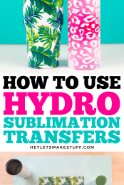 How to Use Hydro Sublimation Transfers pin image