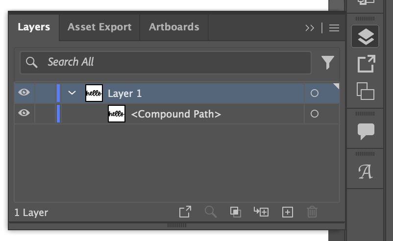 Adobe Illustrator - Layers Panel