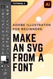 Adobe Illustrator: Make an SVG from a Font