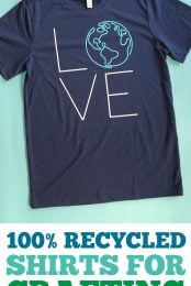 100% Recycled Shirts for Crafting pin image