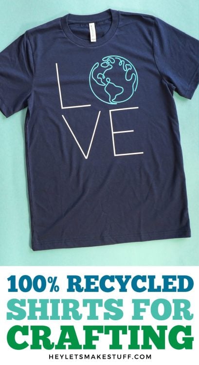 100% Recycled Shirts for Crafting pin image