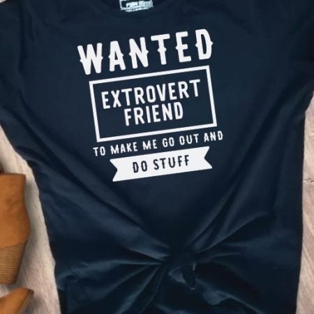 Wanted: Extrovert Friend SVG