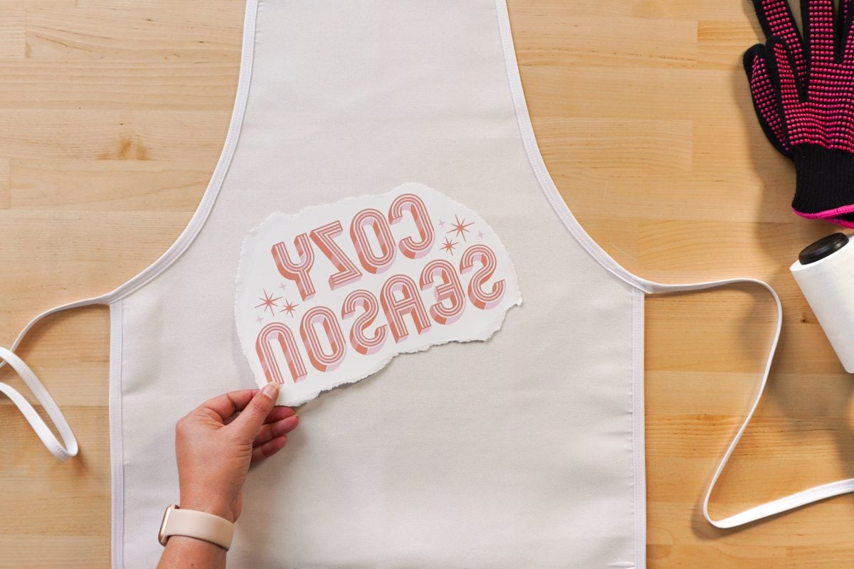 SUBLIMATION FOR BEGINNERS: DIY Apron + Inkscape 