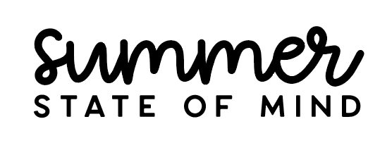 "Summer state of mind" with letterspacing