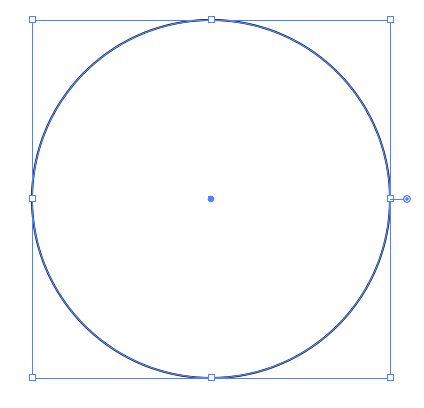Circle with black outline
