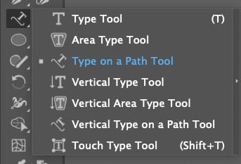 Screenshot of type tool