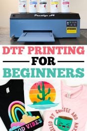 DTF Printing for Beginners pin image