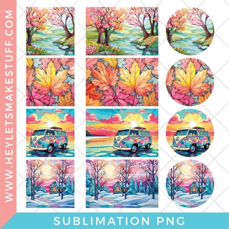 All the sublimation files in this bundle
