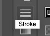 Regular tool tip for "stroke"