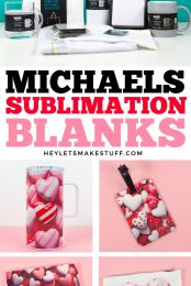 Michaels sublimation blanks pin image