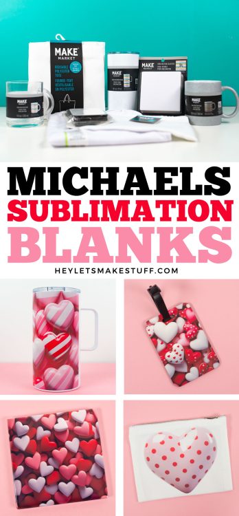Michaels sublimation blanks pin image