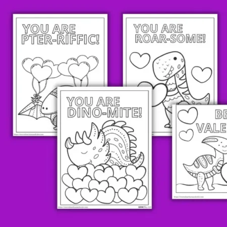 Everyday Chaos and Calm Dinosaur Coloring Pages