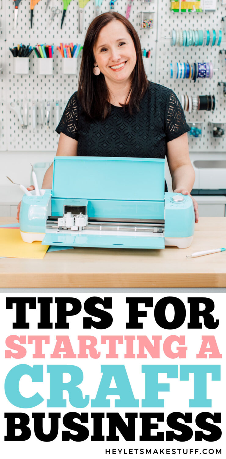 Tips for Starting a Craft Business pin image