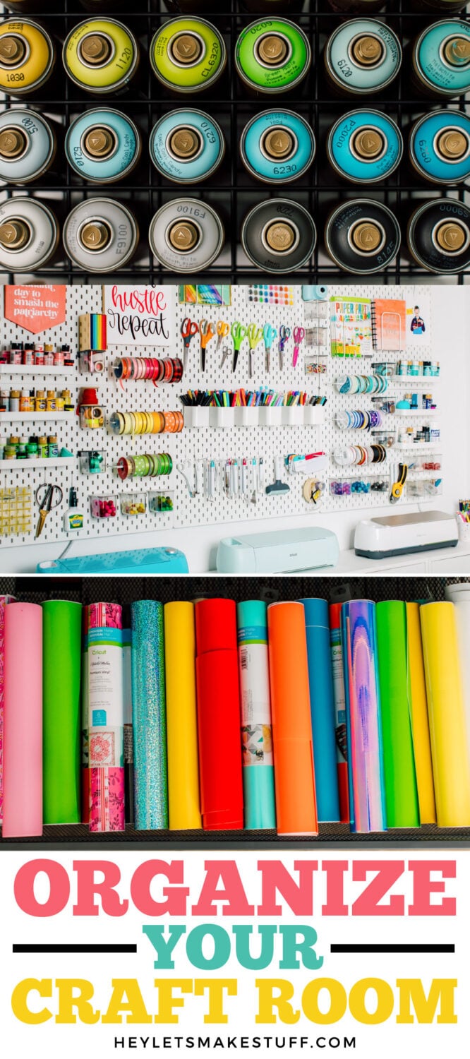 10 Tips to Organize Your Craft Room - Hey, Let's Make Stuff