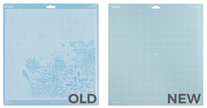 Images of old vs new Cricut mats