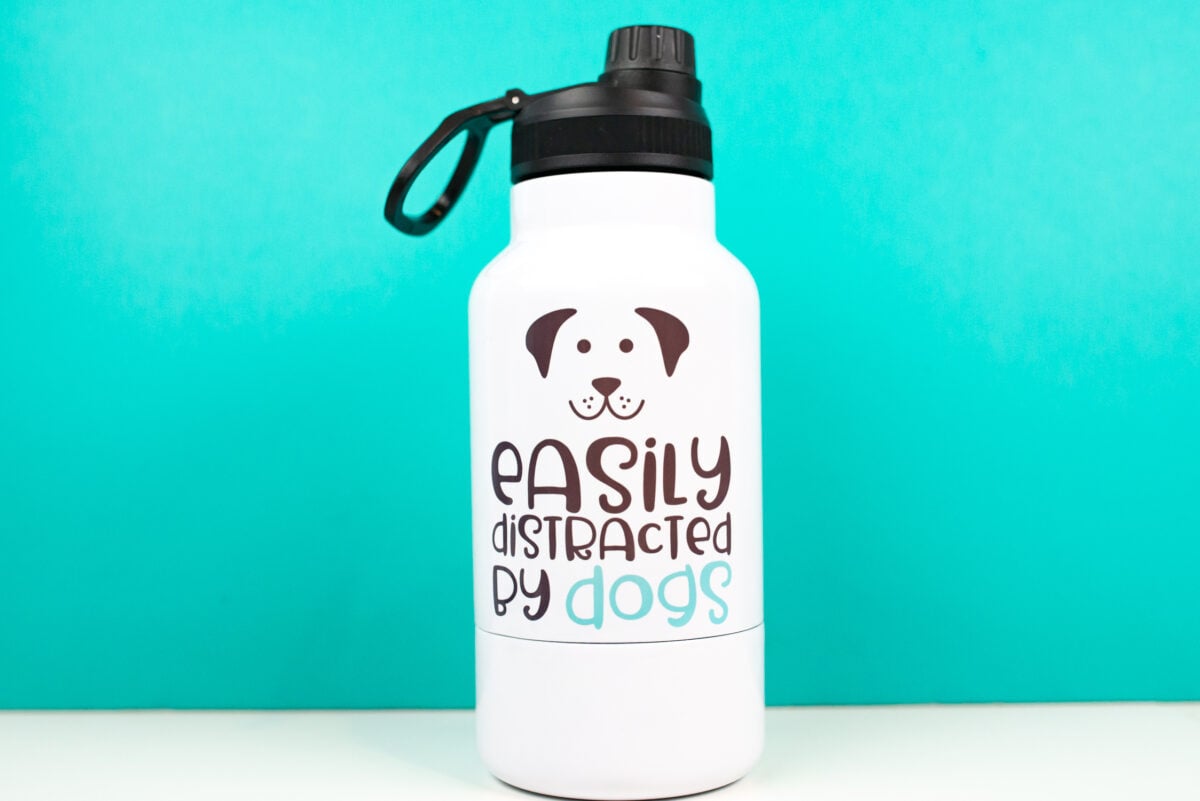 Final sublimation dog water bottle