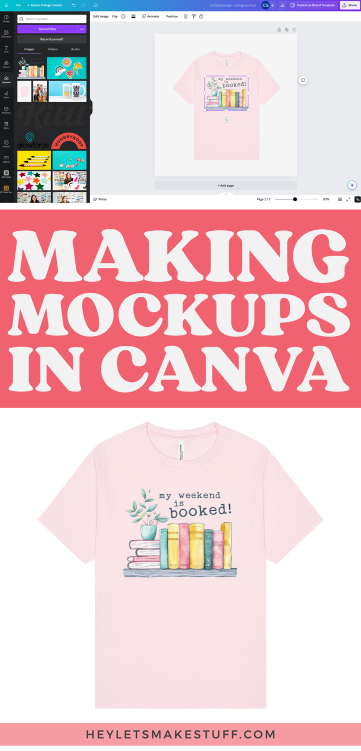 How to Make a Mockup in Canva pin