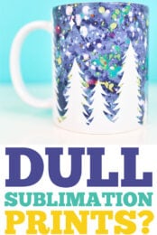 Dull sublimation prints pin image