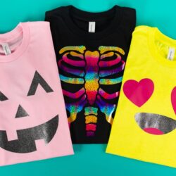 All three halloween t-shirts