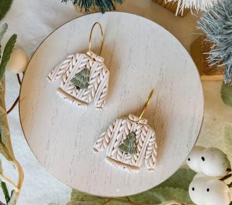 Clay Sweater Earrings