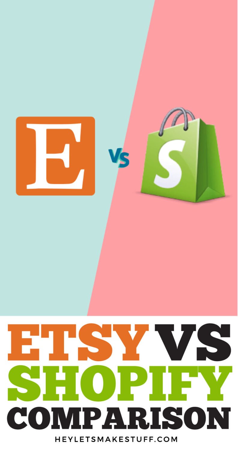 Etsy vs Shopify Pin Image