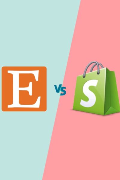 Etsy logo vs Shopify logo