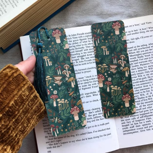 Mushroom Bookmarks